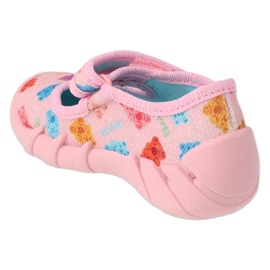 Ciabatte per bambini Befado con velcro 109P268 rosa 2
