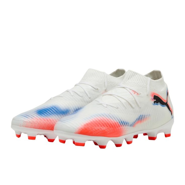 PUMA Future 8 Pro FG/AG JR 108613 01 Scarpe da calcio bianca 2