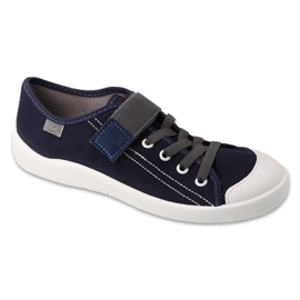 Sneaker per bambini di Befado con velcro 251q047 blu navy 2