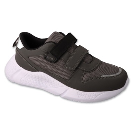 Befado sportivo per bambini con velcro 452Y008 grigio/nero 1