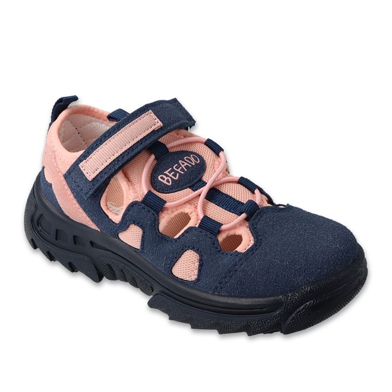 Befado trekking sportivo per bambini 415X008 rosa/blu navy 1
