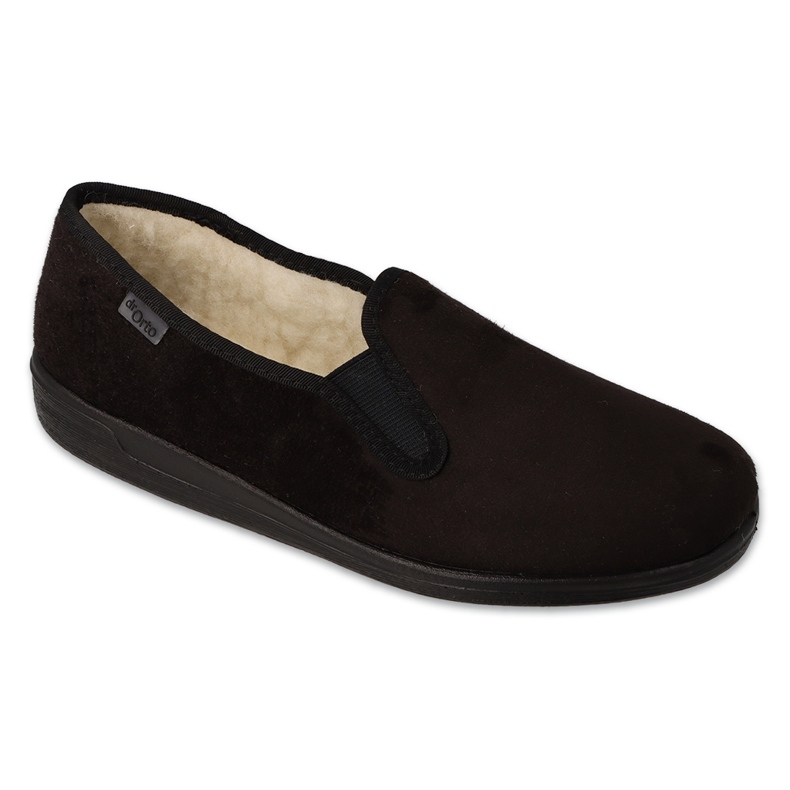 Ciabatte da uomo Dr.ORTO Befado isolate con lana pu 013M320 nero 1