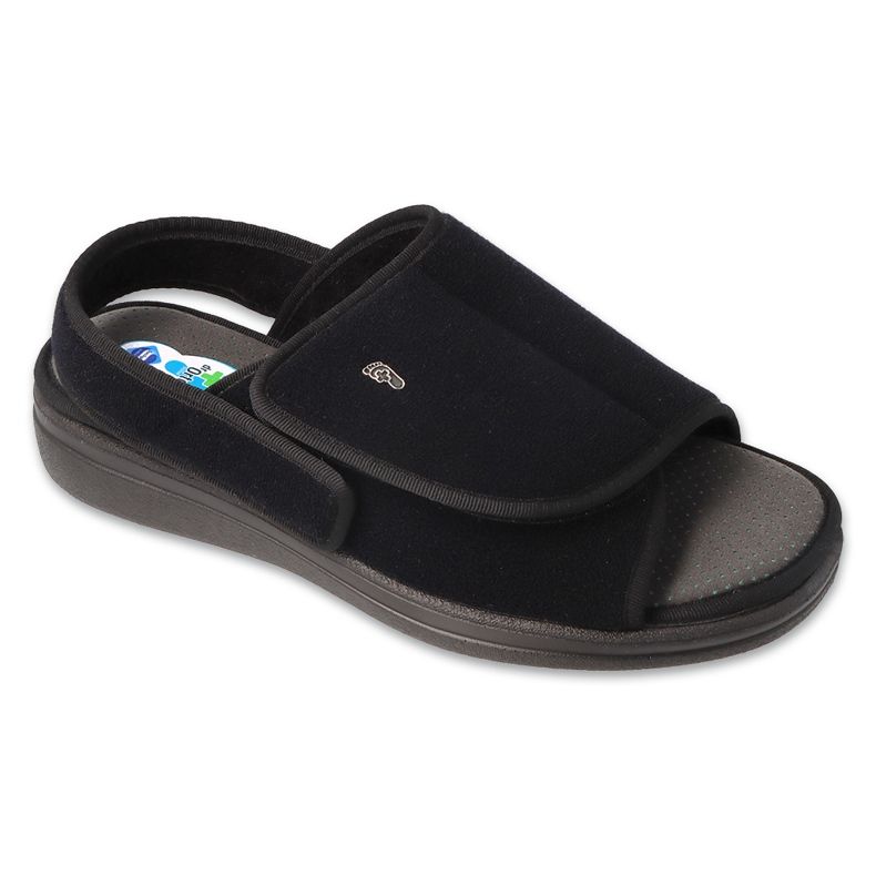 Dr.ORTO Befado sandali da uomo con velcro 079M001 nero 1