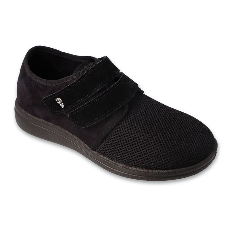 Dr.ORTO Befado scarpe da uomo con velcro, pu 074M004, nero 1