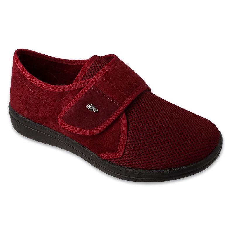 Scarpe da donna Befado Footwear con cinturino in velcro e inserto in PU sostituibile 088D003 rosso 1