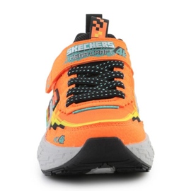 Scarpe Skechers Mega-Craft 4K JR 402160L-ORBK arancia 2