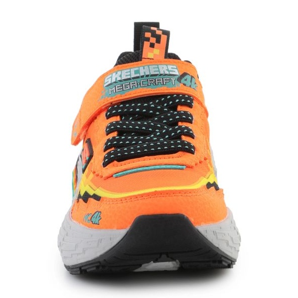 Scarpe Skechers Mega-Craft 4K JR 402160L-ORBK arancia 2