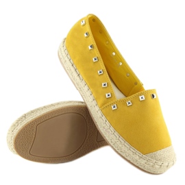 Espadrillas gialle gialle da donna 99-17 gialle giallo 1