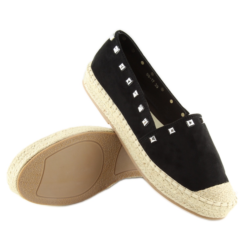 Espadrillas da donna nere 99-17 nere nero 2