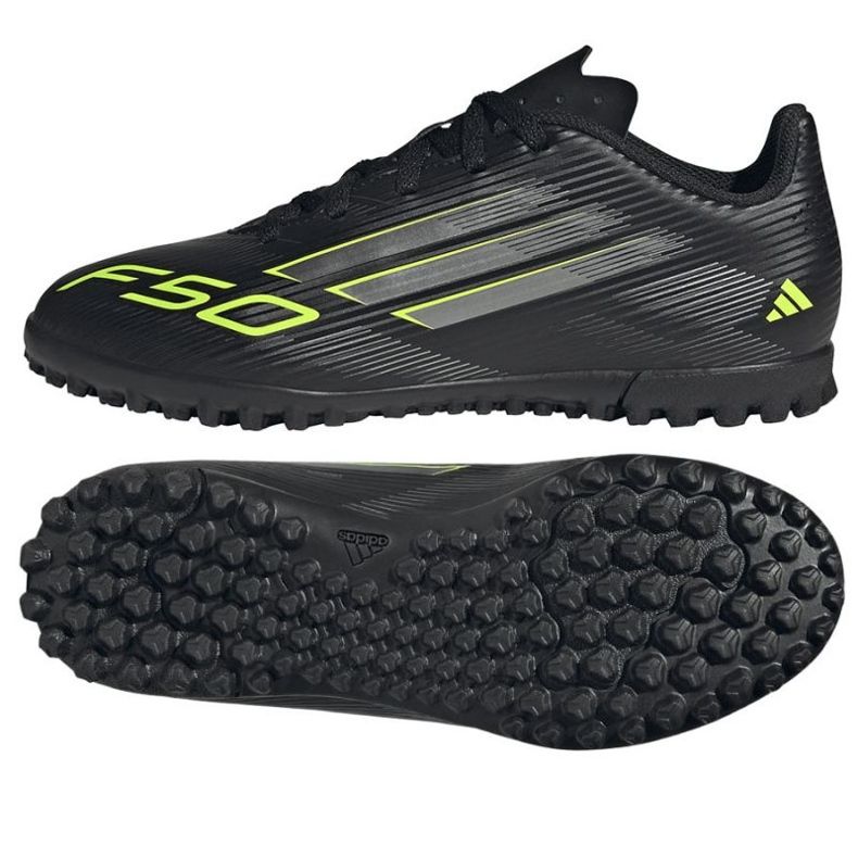 Scarpe adidas f50 club tf jr ji0038 nero 1