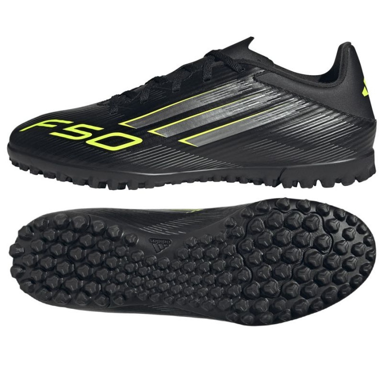 Scarpe adidas f50 club tf jr ji0025 nero 1
