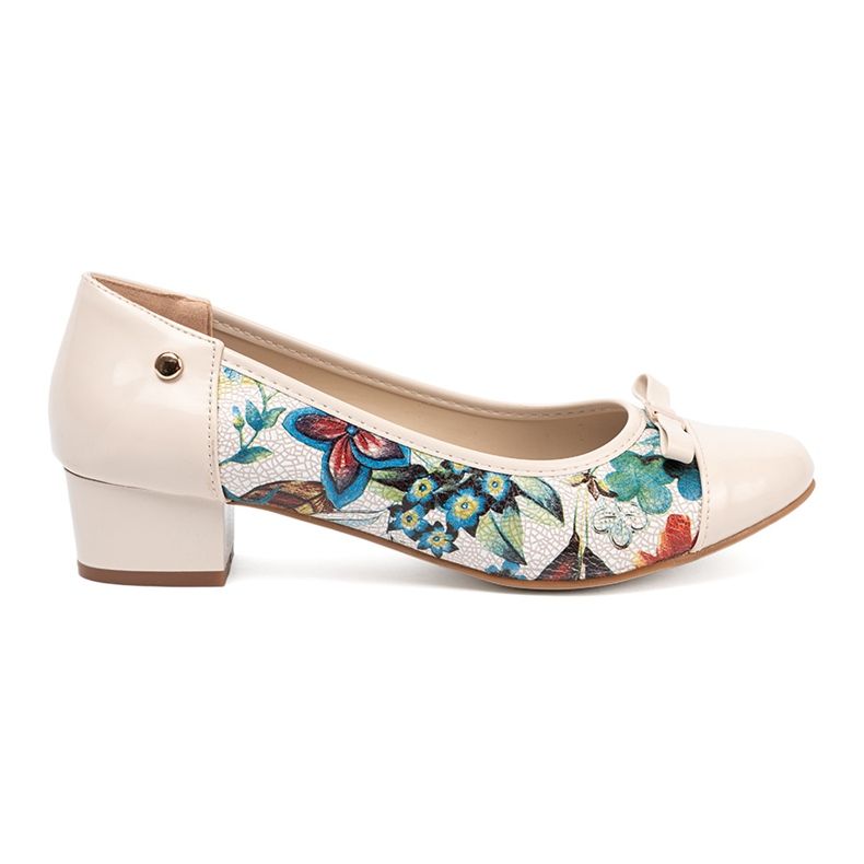 Goodin Pompe da donna con uno schema esotico multicolore 2