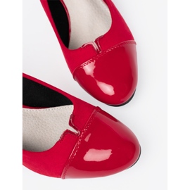 Goodin Pompe rosse con un dito verniciato rosso 1