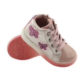 American Club Farfalle americane per ragazze sportive rosa grigio 3