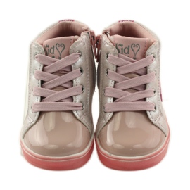 American Club Farfalle americane per ragazze sportive rosa grigio 4