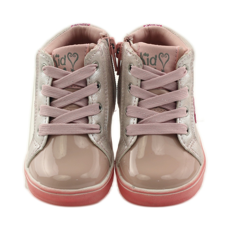 American Club Farfalle americane per ragazze sportive rosa grigio 4