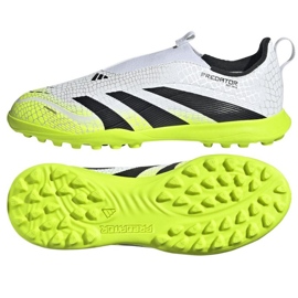 Scarpe Adidas Predator League LL JR TF JI1153 bianca 1