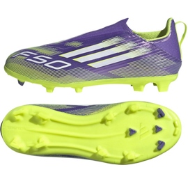 Scarpe Adidas F50 League LL JR TF JI0010 viola 1