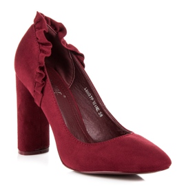 Seastar Pompe bordeaux sul palo con balza rosso 1