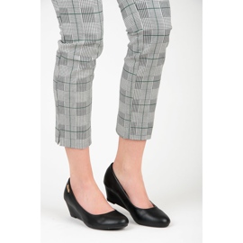 Super Me Décolleté nere con zeppa nero 2