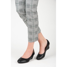 Super Me Décolleté nere con zeppa nero 1