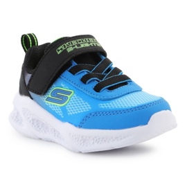 Skechers Schechers Meteor-Lights Shoes-Krendox Jr 401495n-Bkbl blu 1