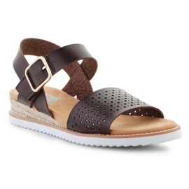 Sandals Skechers Desert Kiss-Sunny Flair nel 114143-Choc marrone 1