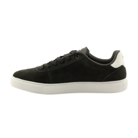American Club Scarpe sportive da uomo, sneakers in pelle grigia 17003 multicolore 2