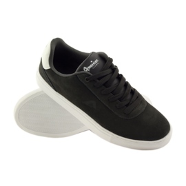 American Club Scarpe sportive da uomo, sneakers in pelle grigia 17003 multicolore 3