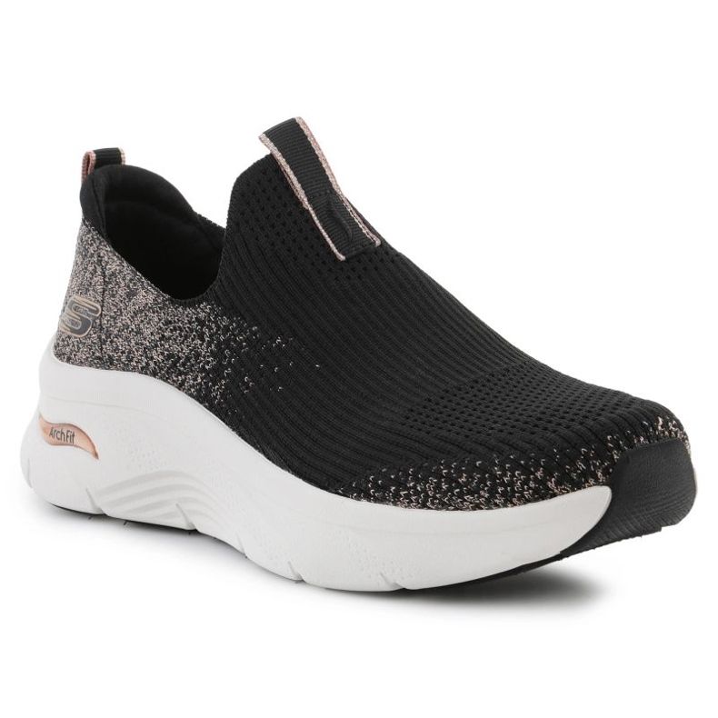 SKECHERS SKECHERS ARCHIT FIT D'UX - GLIMER DUST SCARPE IN 149689 -BKRG nero 1