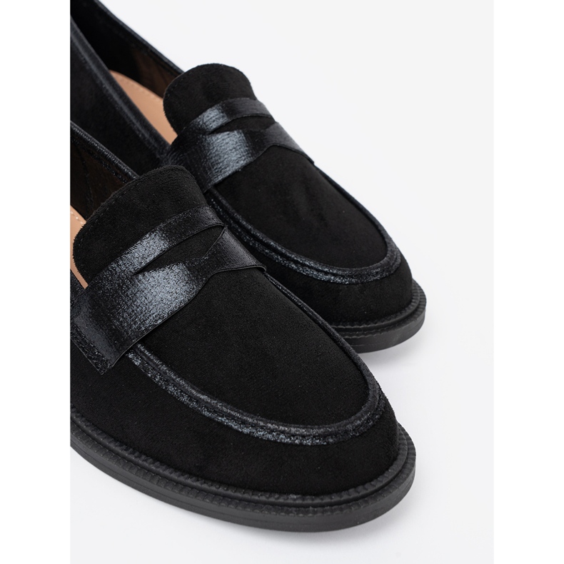 Shelvt Pocargini in pelle scamosciata nera nero 1