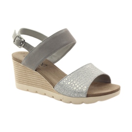 Sandali Caprice scarpe da donna 28701 grigio 1