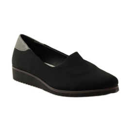 M.Daszyński Scarpe da donna in lycra Daszyński 1625 nero 1