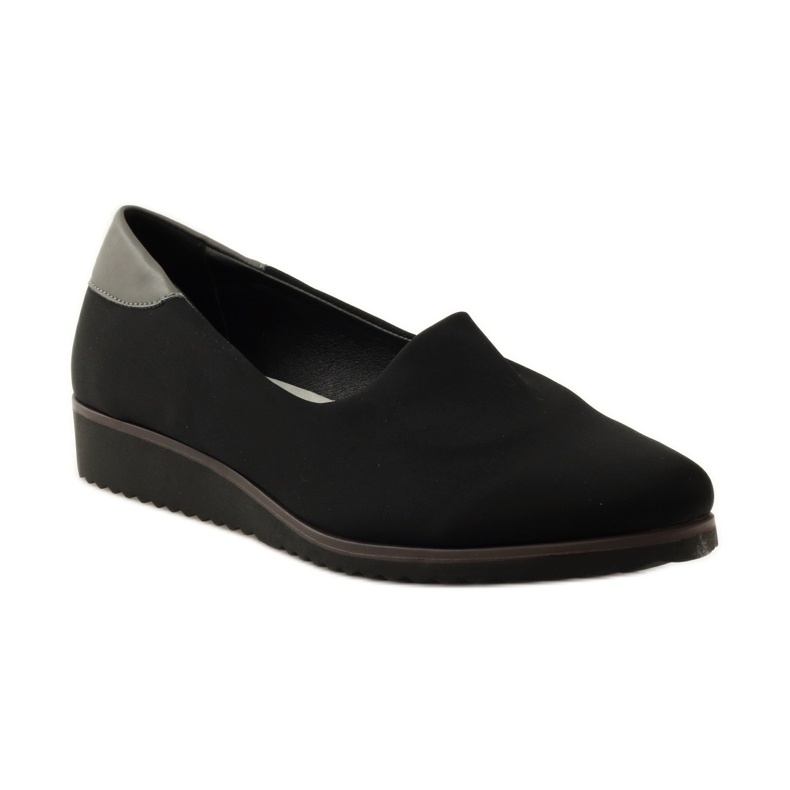 M.Daszyński Scarpe da donna in lycra Daszyński 1625 nero 1