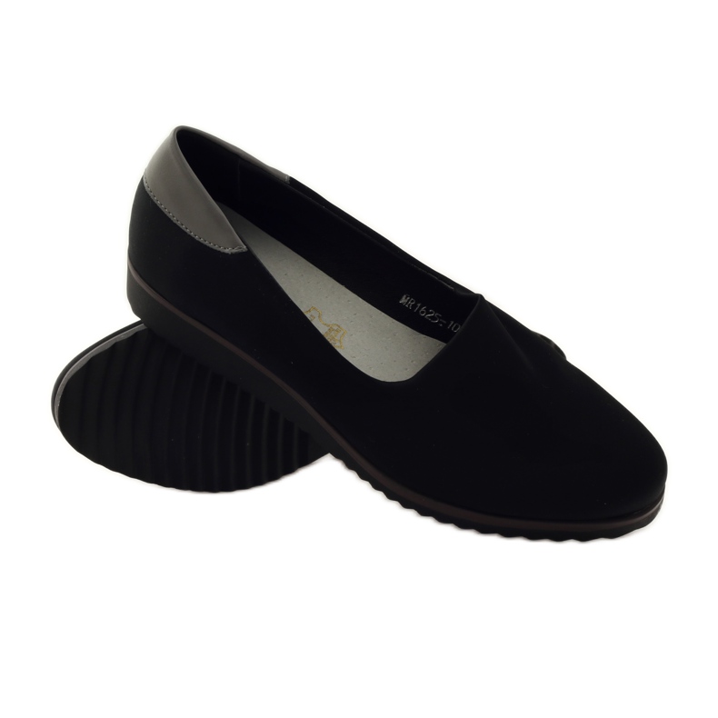 M.Daszyński Scarpe da donna in lycra Daszyński 1625 nero 3