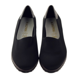 M.Daszyński Scarpe da donna in lycra Daszyński 1625 nero 4