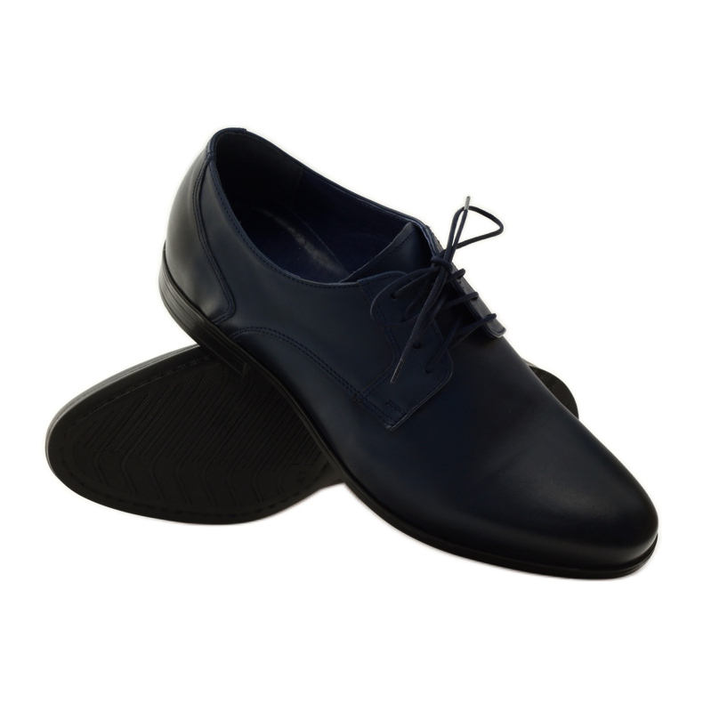 Ciabatte da uomo brogue Nikopol 1628 blu navy 1
