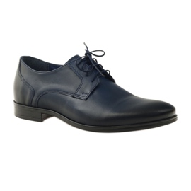 Ciabatte da uomo brogue Nikopol 1628 blu navy 3