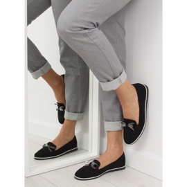 Mocassini da donna neri JN-182 neri nero 1