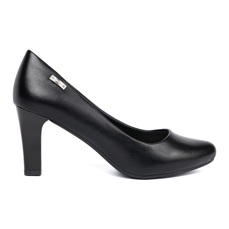 Elegante tacchi neri alti Sergio Leone nero 2