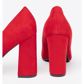 Seastar Classiche pompe rosse con naso arrotondato rosso 1