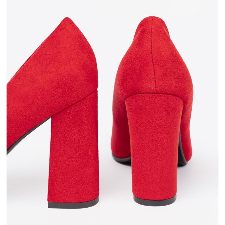 Seastar Classiche pompe rosse con naso arrotondato rosso 1