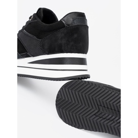 Shelvt Moderne sneaker nere con inserti lucenti nero 1