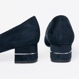Goodin Décolleté con cintura decorativa blu 1