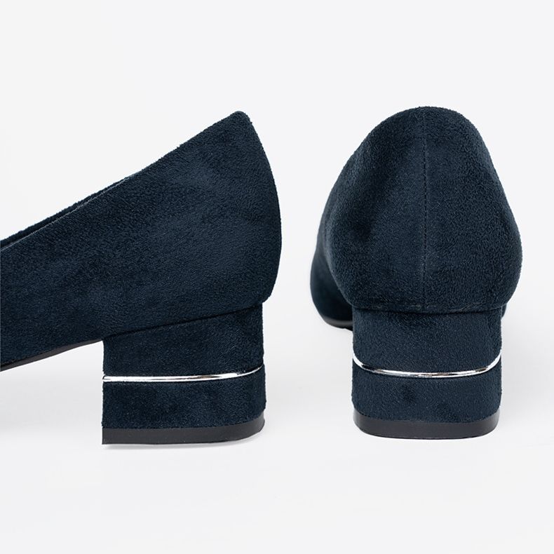 Goodin Décolleté con cintura decorativa blu 1