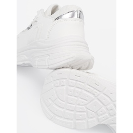 Shelvt Scarpe sportive bianche con accento decorativo bianca 2