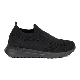 Shelvt Scarpe sportive slip-on in nero 2