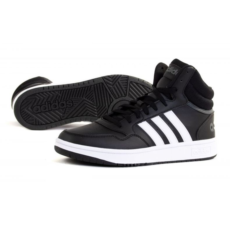 Scarpe adidas Hoops 3.0 Mid GW3020 nero 1
