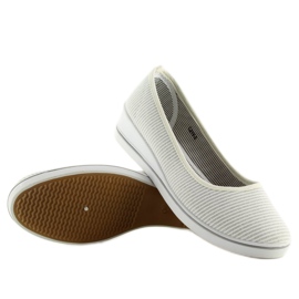 Ballerine con zeppa argento c21v Argento grigio 2