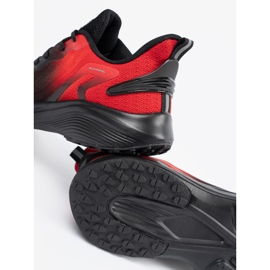 DK Scarpe sportive da uomo leggera nera e rossa 1